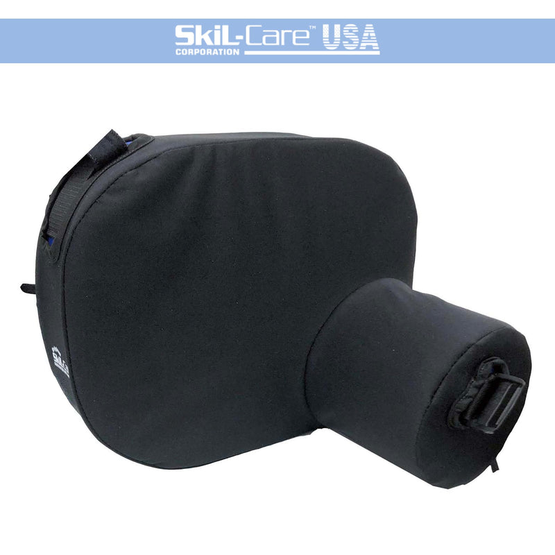 [Australia] - Skil-Care Abductor Pillow Cushion for Side Sleeping & Hip Alignment, 10”x14”x13”, Leg Support Cushion with Strap for Bed Positioning, Prevents Contracture & Abduction, Orthopedic Knee Pillow, 555060 
