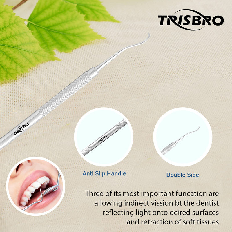 H6/7 Anterior Sickle Scaler –Dentist pick, Dental Sickle Scaler H6/H7 Double End Hygienist Plaque Remover Professional for Pets Pack of 3 - PawsPlanet Australia