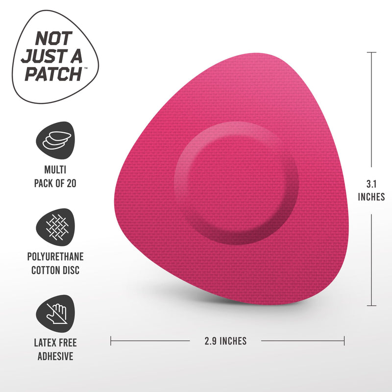 Not Just A Patch Freestyle Libre 2 Sensor Covers (20 Pack) Lingo CGM Patches for Freestyle Libre 2 - Water Resistant & Durable for 10-14 Days - Multicolor Multicoloured