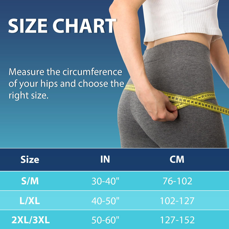 Nvorliy SI Joint Belt Plus Size Sacroiliac Brace Lumbar Lower Back Adjustable Compression Support Belly Band Stabilize Hip & Pelvic Relief Pain for Sciatic Nerve Fits Women and Men (2XL/3XL(50"-60")) 2XL/3XL(50"-60")