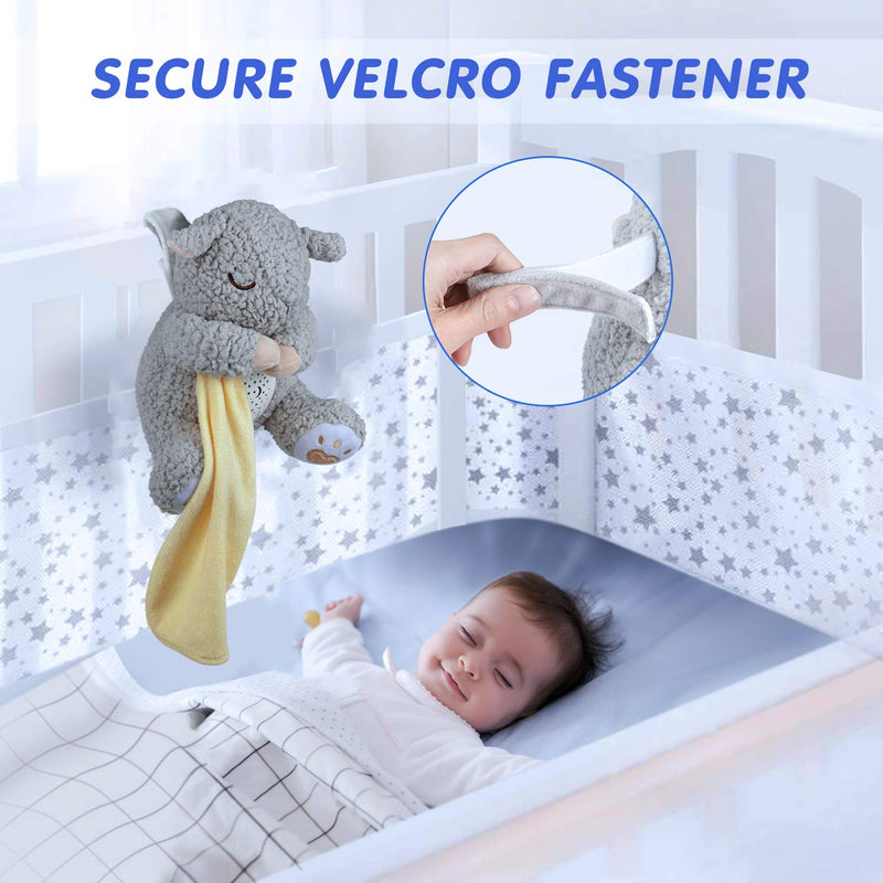 [Australia] - BEREST Rechargeable Baby Sleep Smile Bear, Mom's Heartbeat Baby Cry Sensor Lullabies & White Noise Sound, Nursery Decor Night Light Projector Toddler Crib Sleeping Aid, Baby Shower Gifts A13 -RSleepy Sheep 