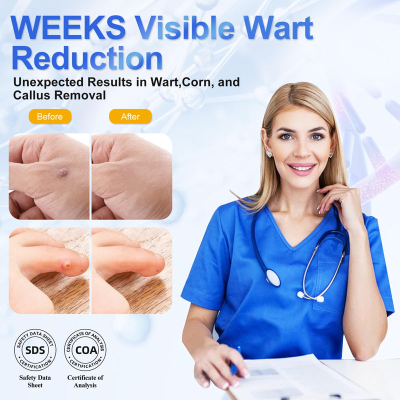 [Australia] - Wart Remover Liquid 5% Salicylic Acid Wart Freeze Off Wart Removal,Wart Remover Freeze Off for Genital,H Wa rt,Common,Flat, Corn, Callus, Plantar Wa rt Remover on Feet,H 30ml 
