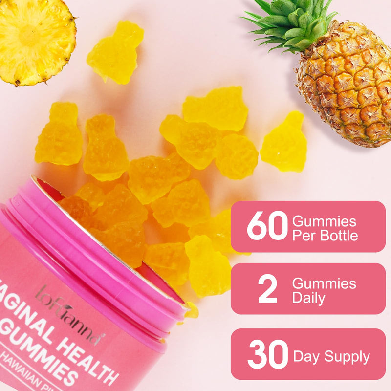 Vaginal Probiotics Gummies for Women, Premium Feminine Balance Gummies for PH Balance, Womens Probiotics for Gut & Digestive Health, Vaginal & Immune Support, 60 Gummies for Feminine Health (1)