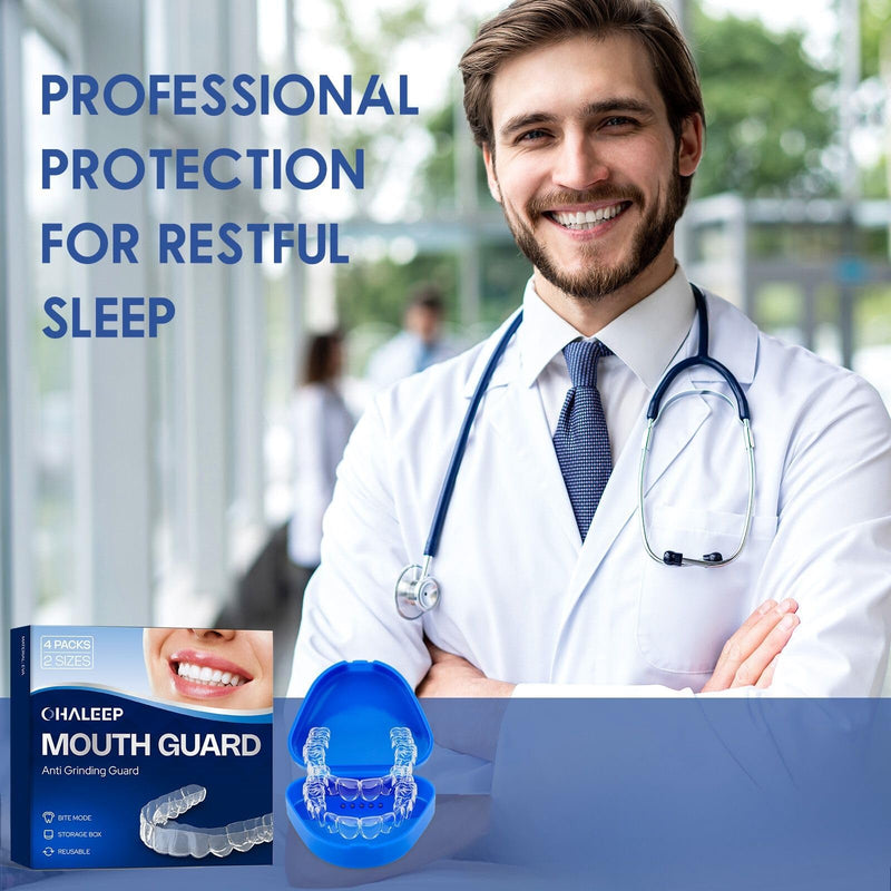 [Australia] - Anti Grinding Mouth Guard for Clenching Teeth at Night, Teeth Grinding Mouthguards for Sleeping, Mouth Guard for Grinding Teeth at Night, Night Guards for Teeth Grinding for Adults 