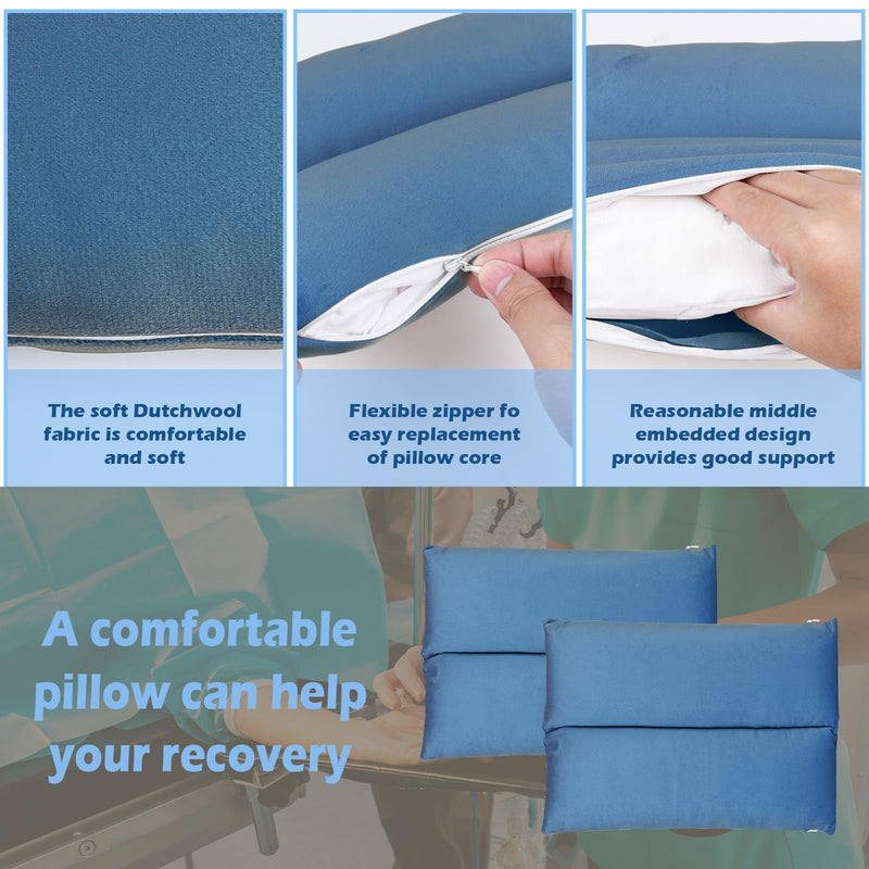 [Australia] - Comfortable Arm Rest Pillow for Better Sleep and Recovery Ideal Support for Swelling, Injury and Surgery Recovery Perfect for Side Sleepers (Dark Blue) Dark Blue 