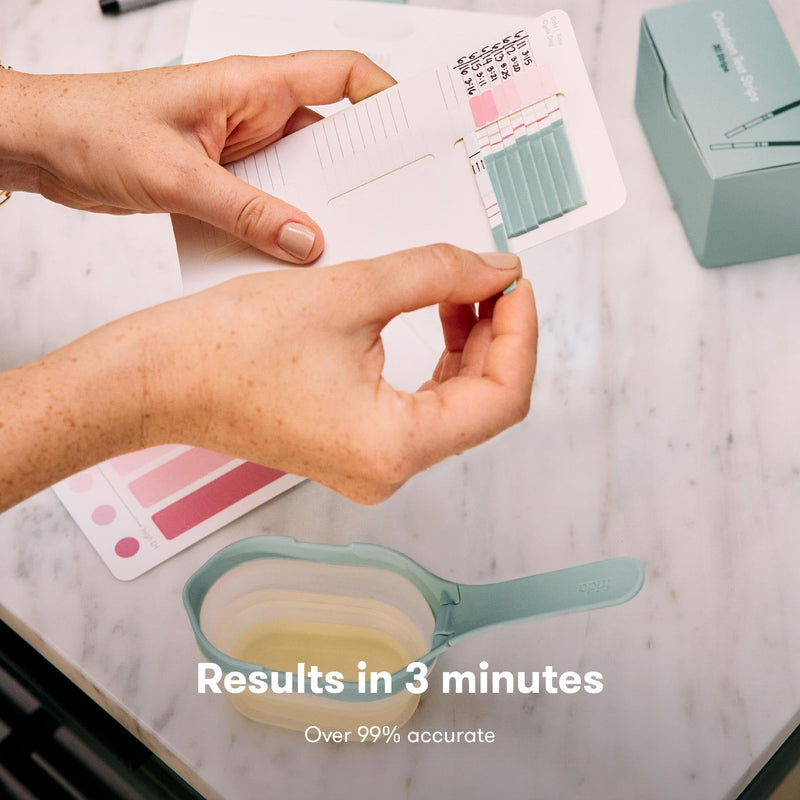 [Australia] - Frida Fertility at-Home Ovulation Test Kit, Easy-to-Use LH Test Strips for Ovulation Prediction Fertility Tracker, 99% Accuracy, Find 2 Most Fertile Days to Conceive, 60 Count 