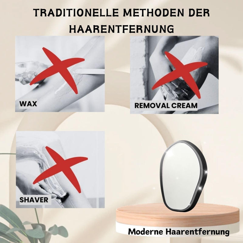 [Australia] - Nano Crystal Hair Remover for Men and Women, Magic Hair Removal Face Women, Crystal Hair Remover, Painless Shaving Stone, Reusable Hair Removal Stone, Arms & Legs Glass Shaver 