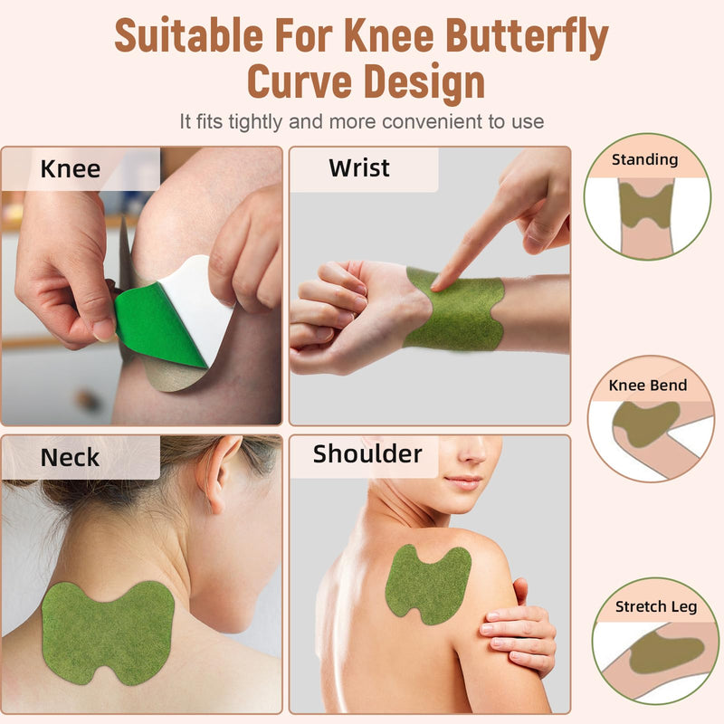 [Australia] - Mutree Pain Relief Patch, Pack of 40 Natural Herbal Pain Relief Patch Self-Adhesive Heat Plasters Pain Plasters for Knee Neck Shoulder Relieve Pain 