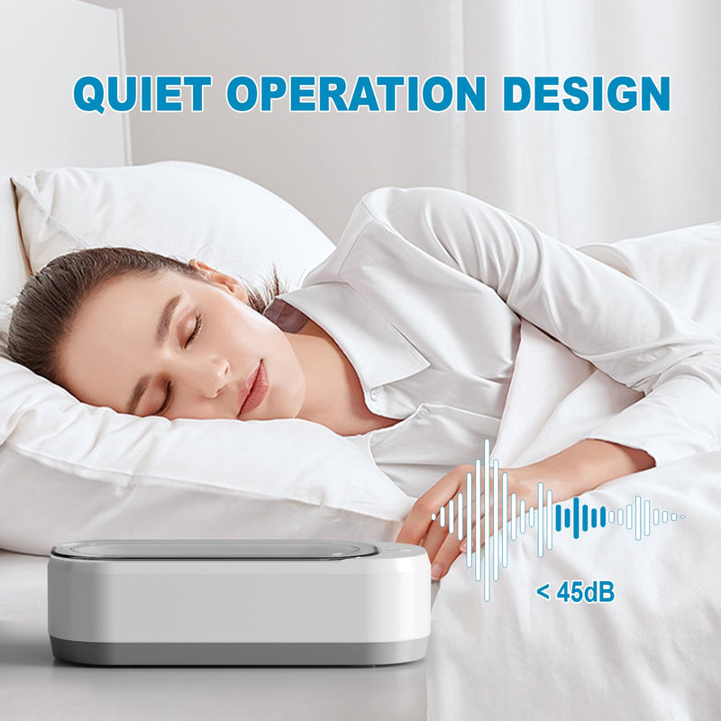 [Australia] - Ultrasonic cleaning device glasses, ultrasonic cleaner 350 ml 46KHz, ultrasonic device ultrasonic cleaner for glasses, jewelry, watches, dental splint, dentures, contact lenses, glasses, jewelry aligner 