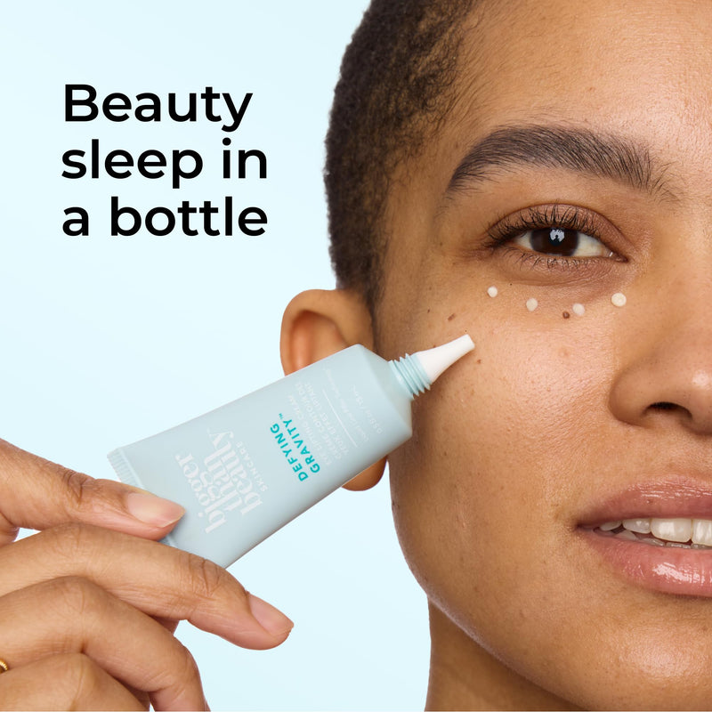 Bigger Than Beauty Defying Gravity Eye Lifting Cream, Vegan | Plant-Based Retinol with Green Tea & Essential Vitamins, Daily Use, Cruelty Free