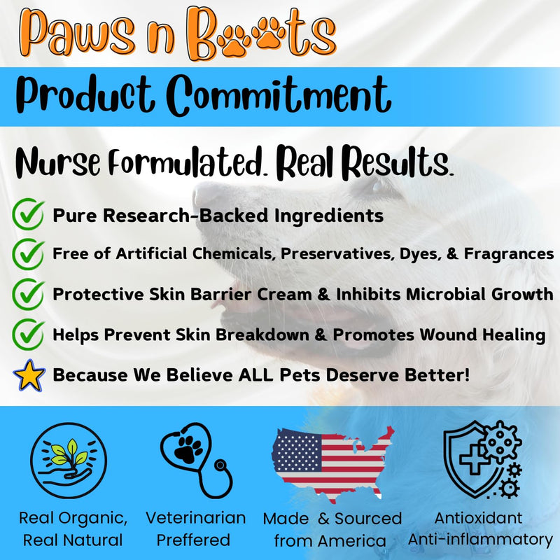Non-Toxic Sunscreen for Pets, Protective Barrier Cream Non-Toxic Easy to Apply Formula Moisturize & Rejuvinate Cracked Paw Pads, Nose, or Skin. Supports Tissue Growth PawsnBoots Lemongrass - PawsPlanet Australia
