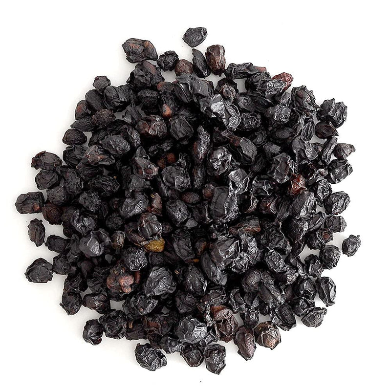 [Australia] - Frontier Co-op Organic Dried Elderberries, 1lb Bulk Bag, European Whole | Kosher and Non-GMO Organic Elderberry Berries Dried, for Tea, Immune Support 