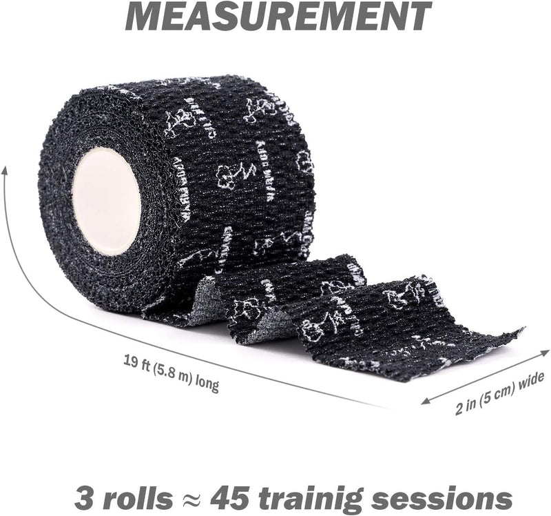 [Australia] - WARM BODY COLD MIND 1.85" Weightlifting Thumb Tape - Hook Grip Tape for Powerlifting, Cross Training, Gym Tape, Workout, Weight Lifting Tape, Athletic Finger Wrap (Mix V1 3 Rolls) 3 Rolls Mix V1 