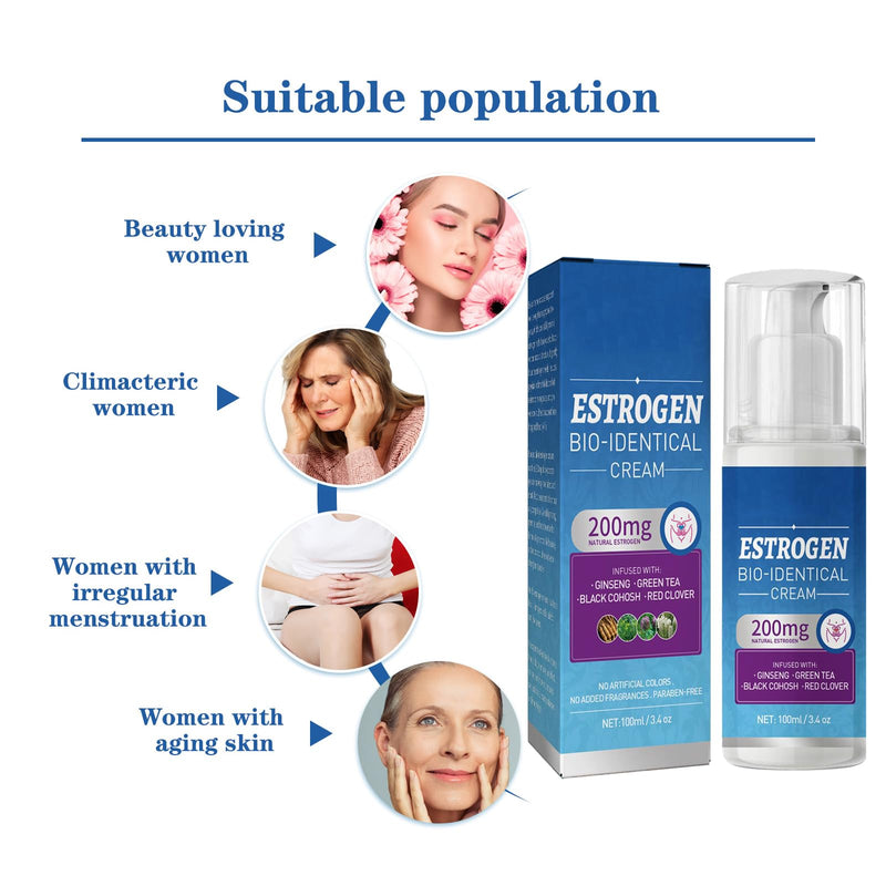 [Australia] - Relief Menopause Cream, Relaxing Menopause Cream, Female Menopause Cream, Menopause Balancing Cream, Menopause Relief Cream for Women, Menopause Cream, 100ML, 2PC 