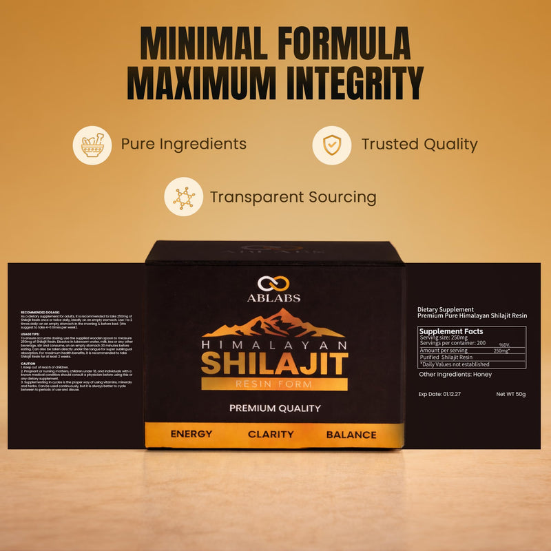 50g Himalayan Shilajit Resin – Pure, Lab-Tested Supplement