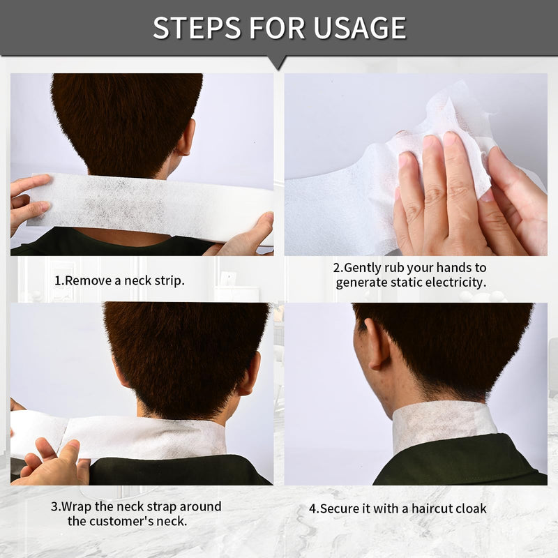 [Australia] - Pro 5 Rolls Neck Strips Hair Cutting Tool For Barber Shop Supplies Barber Accessories Neck Paper 5Rolls 