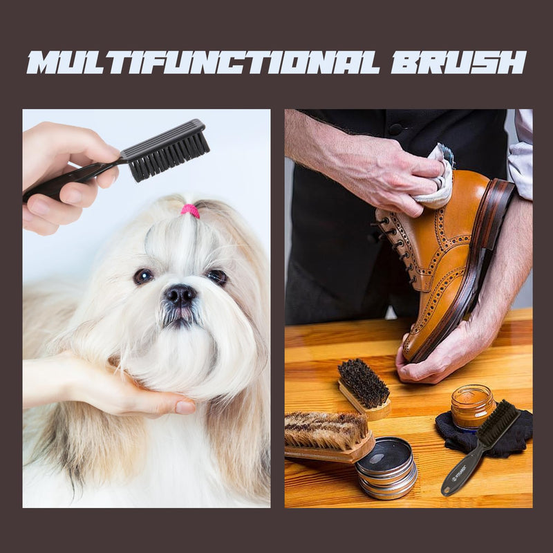 9 Pcs Barber Clipper Cleaning Brush, Barber Clipper & Accessories Cleaning Supplies, For Trimmer, Blade, Manicure Nylon Brush, Hair Styling Tool