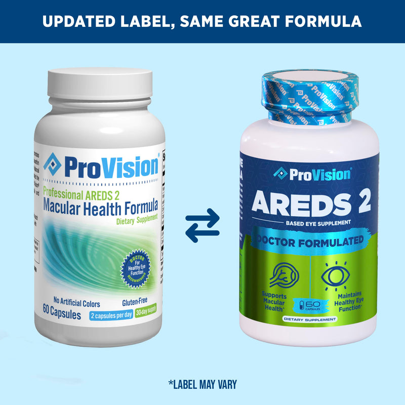 [Australia] - Provision AREDS 2 Eye Vitamins - Enhance Vision Supplements - Lutein Zeaxanthin Vision Complex - 60 Eye Supplement Capsules 