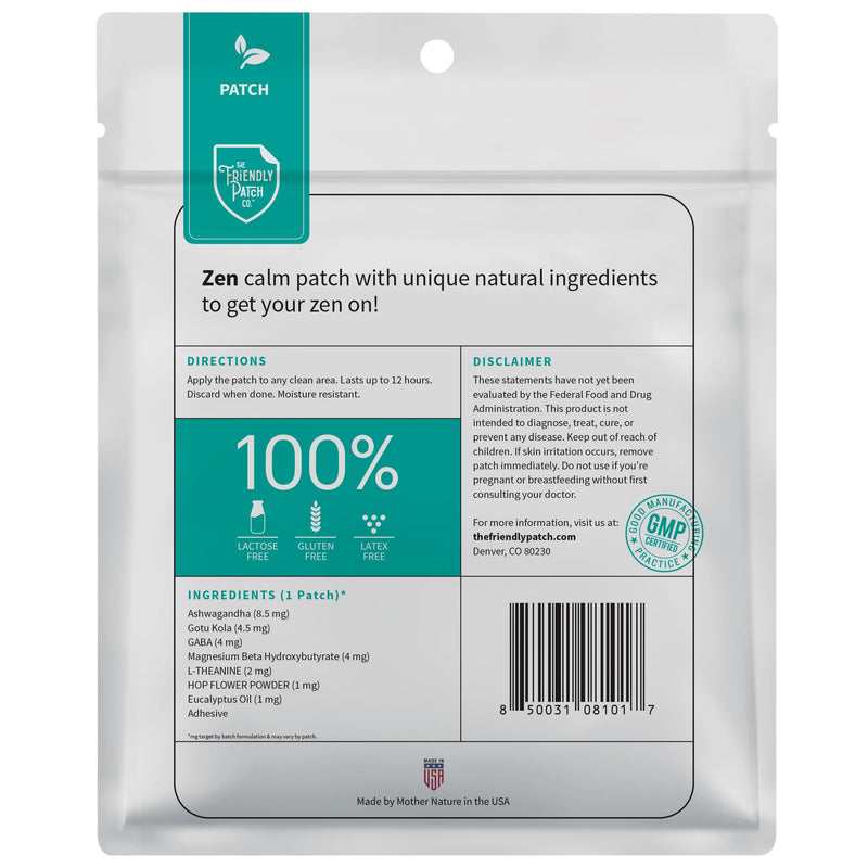 [Australia] - The Friendly Patch Zen 28 Zen Patches 