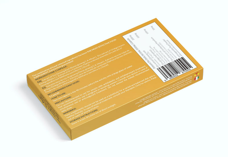 NUTRIZENE Gold - Ultimate Performance Enhancing Food Supplement for Men - New Safe, Effective & 100% Natural Supplement to Help Boost Performance, Energy and Endurance - 12 Pack