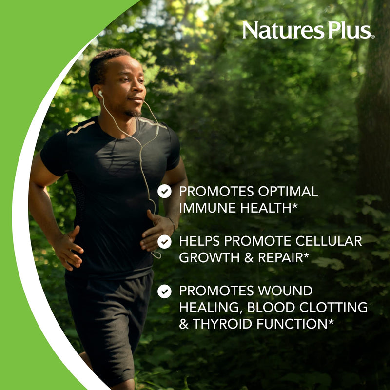 [Australia] - NaturesPlus Zinc Tablets - 10 mg, 90 Vegetarian Supplements - Immune System Supplement for Cellular Growth & Repair - Promotes Healthy Digestion, Metabolism & Vision - Gluten-Free - 90 Servings 10 mg (Pack of 1) 