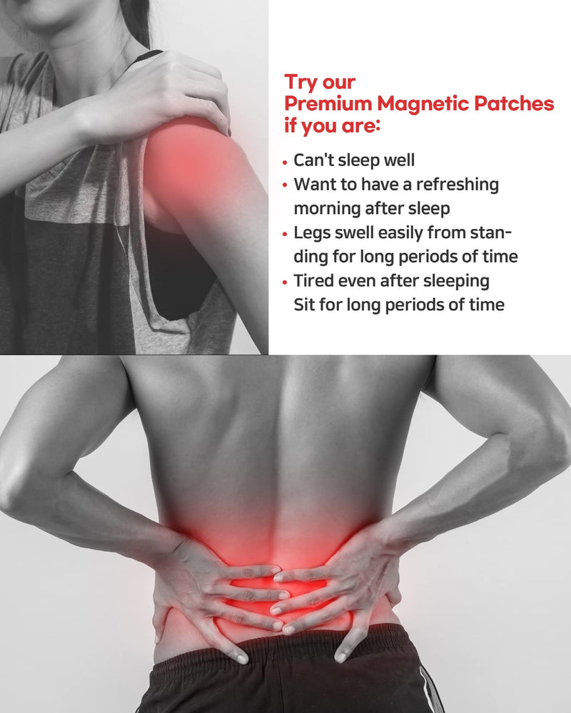 [Australia] - 100pcs ACU-Magnetic Patches Healing Tip Magnet Pain Relief Like Acupuncture Pre-attached to Plasters for shoulder wrist neck arm leg back 