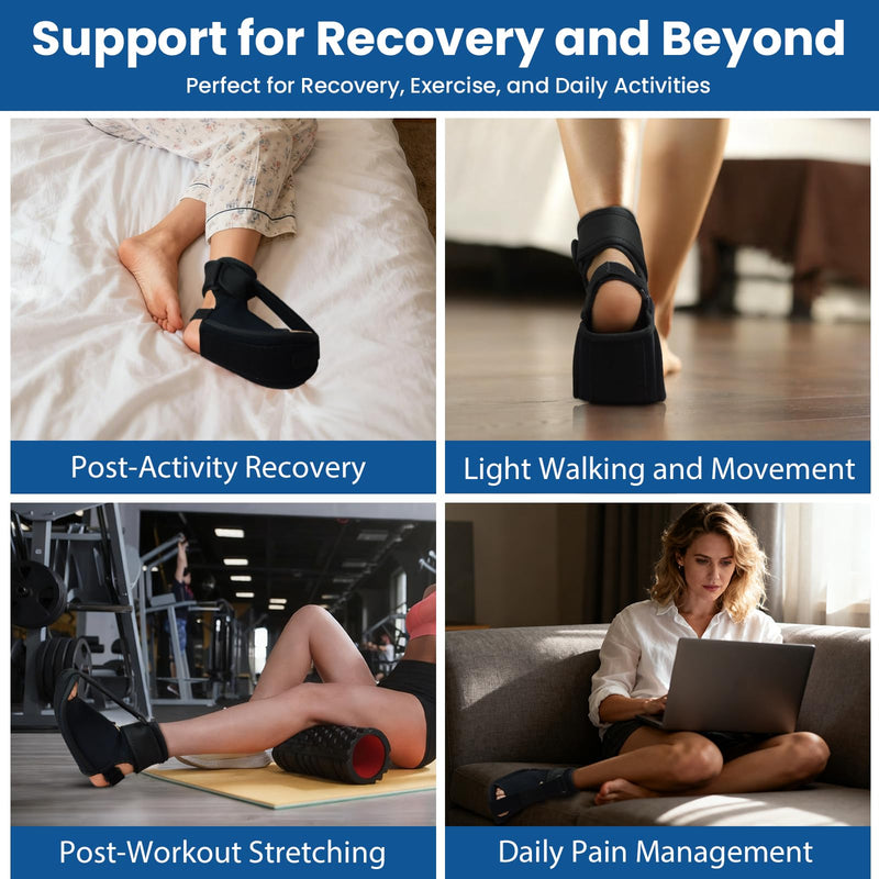 [Australia] - Plantar Fasciitis Night Splint - Adjustable Plantar Fasciitis Brace For Sleeping, Night Splint For Achilles Tendonitis, Heel Spur, Plantar Fasciitis Relief Women Men, Day & Night Use (L, XL) L,XL 