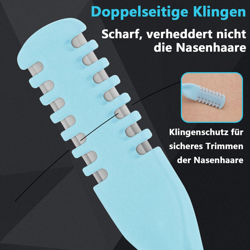 [Australia] - Nose hair trimmer, double-sided nose hair trimmer for men, women, 2-in-1 nose hair trimmer, no electricity 