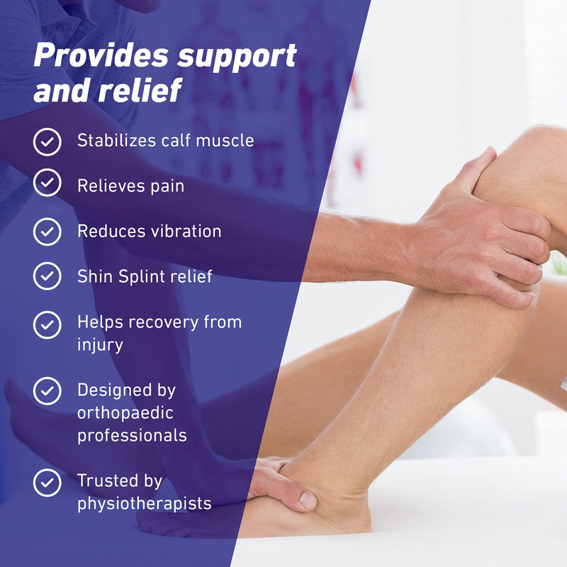 [Australia] - Neo-G Calf Brace for Shin Splints, Lower Leg Pain Relief - Calf Brace for Torn Calf Muscle, Running, Sports, Recovery - Adjustable Calf Support - Class 1 Medical Device 