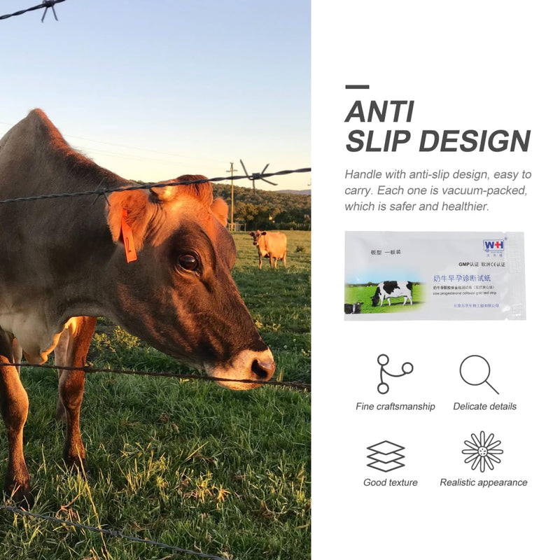 PATKAW 3 Pcs Pregnant Tester Cow Pregnancy Test Paper Pigs Pregnancy Test Strip Horse Pregnancy Test Strip Cattle Pregnancy Test Strips Farm Testing Tool Livestock Pregnant Test Paper Sow