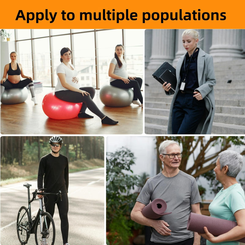 [Australia] - Thigh High Compression Socks Women & Men, 20-30mmHg Thigh High Compression Stockings, Compression Socks with Silicone Dot Band-Best for Varicose Veins, Swelling M Footless,Black 