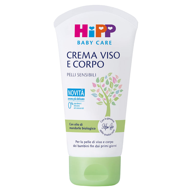 [Australia] - HiPP - Baby Care moisturizing cream for face and body for children and babies, for sensitive skin, with organic almond oil, 1 x 75 ml 