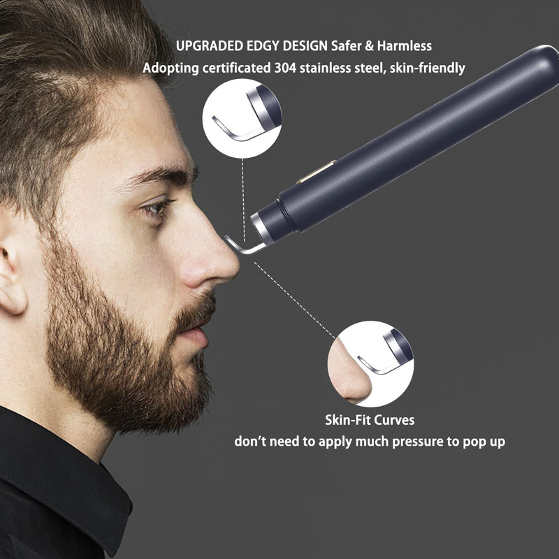 Blackhead Remover Tools with Camera Visible Pore Cleaner Waterproof Acne Comedone Whitehead Extractor Kit for iPhone/Android