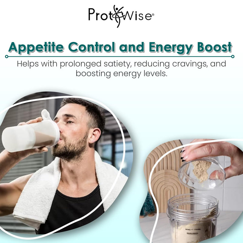 [Australia] - ProtiWise High Protein Shake & Pudding Mix | 15g Protein, Low Fat, Low Calorie, Low Sugar | Gluten Free KETO | Meal Replacement for Hunger Control | Dark Chocolate Flavor | 7/Box 0.53 Ounce (Pack of 7) 