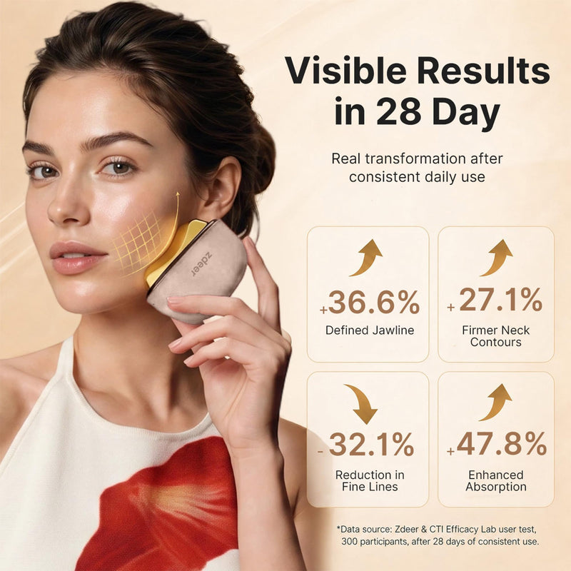 GS5 Electric Heated Gua Sha Tool, Red Light Face Massager, Pink | Brass Facial Massager with Vibration, Beauty Device for Face & Neck, Skin Firming Device for Facial Sculpting, Gift for Women 1 Device