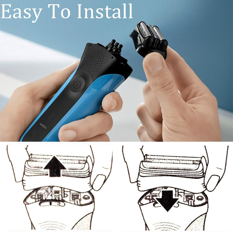 [Australia] - Shaving Head Shaver Men's Electric Replacement Head for Series 3, S3 Shaving Head Replacement Shaving Part Series 3 32b with Precision Trimmer for Series 3 Electric Shaver Men (32b) 