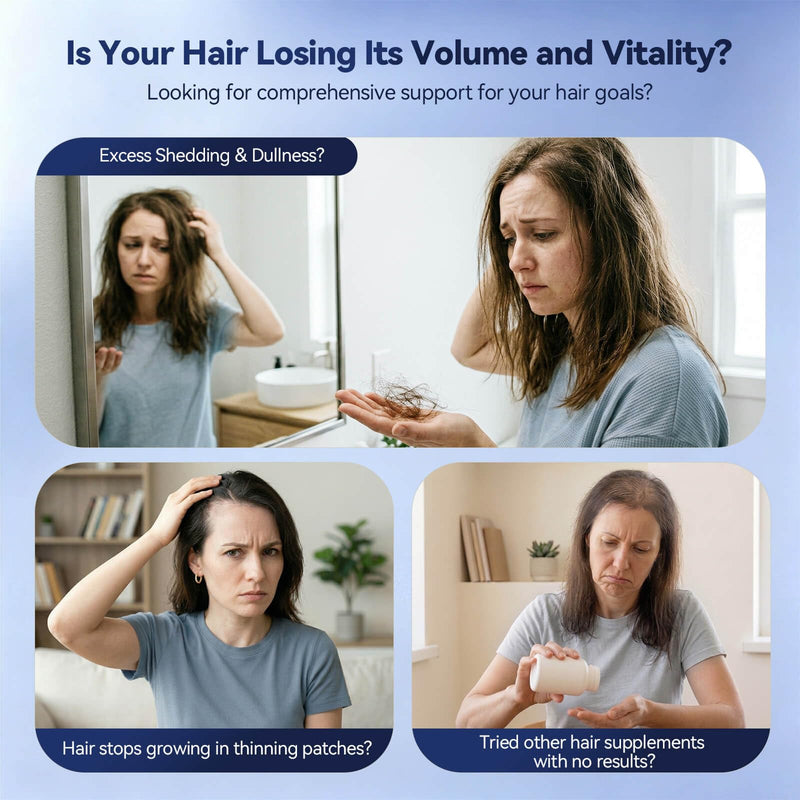 DHT Blocker for Women Hair Growth Supplement, Fuller-Looking Hair | With Florida-Grown Saw Palmetto, Pumpkin Seed Oil, Biotin, 10-in-1 Hair Loss Support Formula, Non-GMO, 90 Softgels