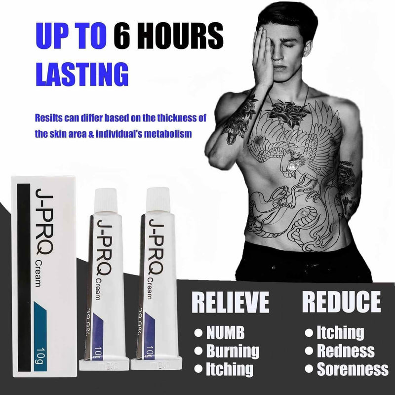 [Australia] - Tattoo Cream - High Strength - Natural Ingredients For 4-8 Hours (2pcs 10g) 