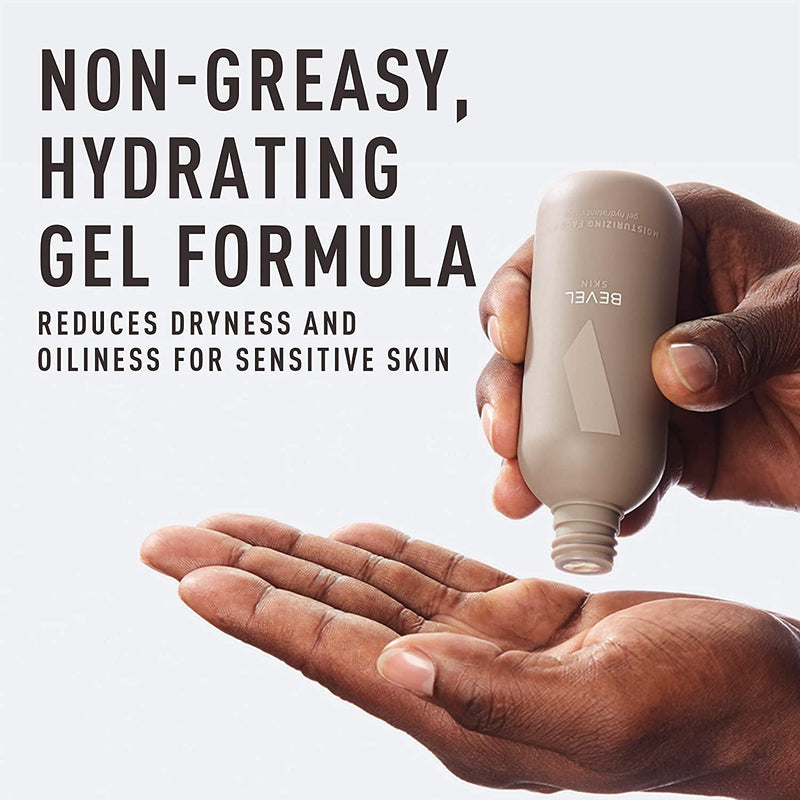 Bevel Face Moisturizer Gel for Men with Vitamin C and Tea Tree Oil Face Gel