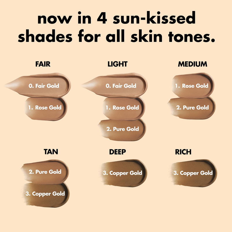 e.l.f. SKIN Bronzing Drops Mini, Liquid Face Tinted Serum with Vitamin E & Sunflower Oil, Vegan & Cruelty-Free, Pure Gold 0.33 Fl Oz (Pack of 1)