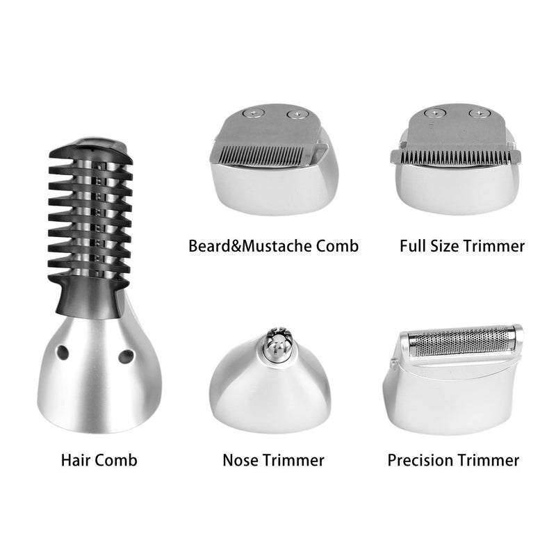 [Australia] - SMINIKER Professional 5 in 1 Multi-functional Waterproof Man's Grooming Kit Hair Clippers Beard Trimmer Kit Body Groomer Kit of Mustache Trimmer Nose Hair Trimmer Precision Trimmer 