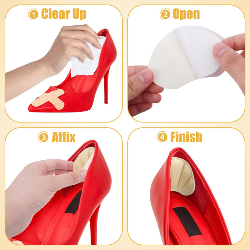 [Australia] - 8 pairs of heel pads, heel pads shoes, heel pads shoes, heel protection for shoes, heel protection, heel pads for shoes that are too large, heel pads, shoe heel pads 