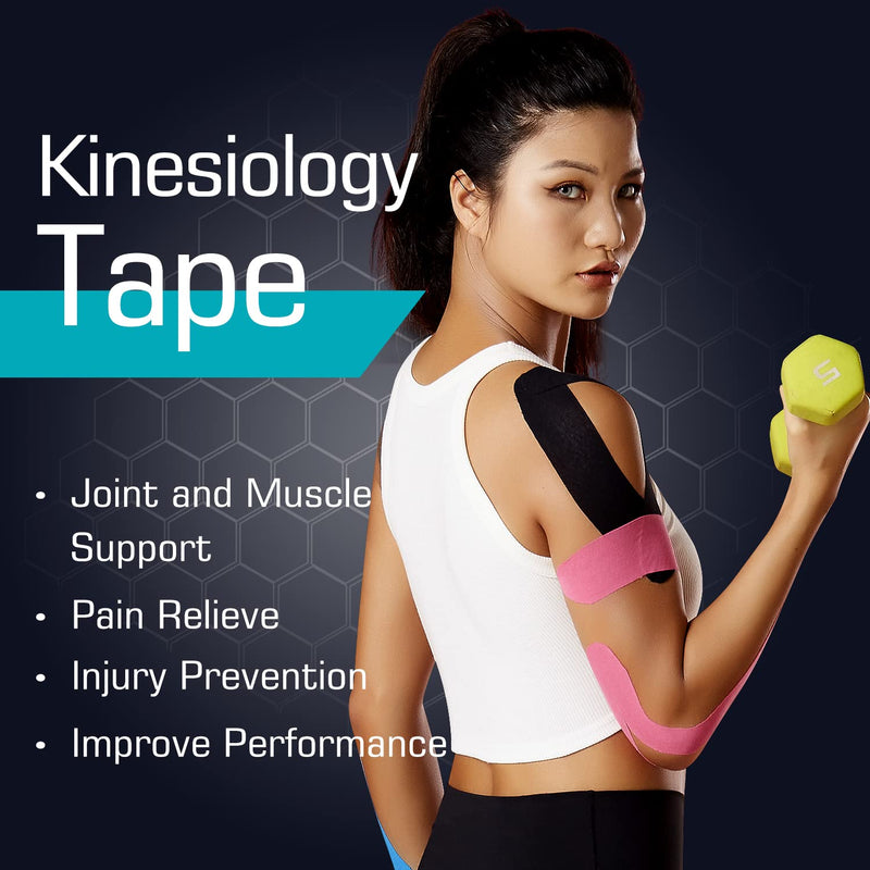 [Australia] - Kinesiology Tape (2/Pack) for Sports and Recovery, Water Resistant, Latex Free Premium Elastic Cotton Athletic Tape by Weltroice (2/Pack, 16.4FT Each, Nude) 2/Pack, 16.4FT Each 