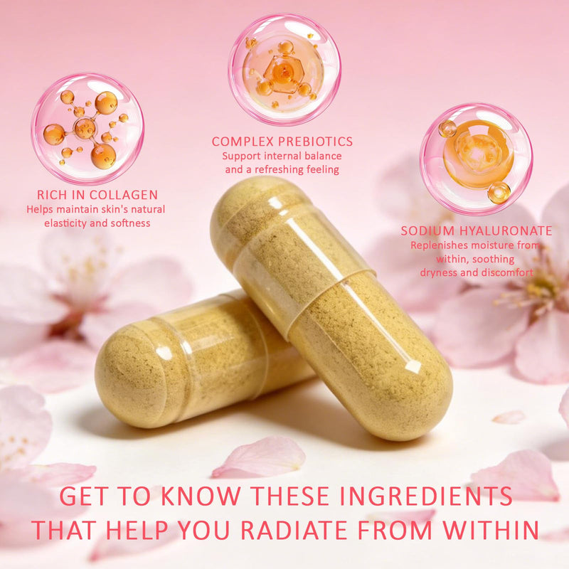 Women's Vaginal Probiotic Supplement for Intimate Health & pH Balance | with Hyaluronic Acid, Multi-Collagen, Vitamin C | Supports Comfort, Moisture & Antioxidant Defense | 120 Capsules (1) 1