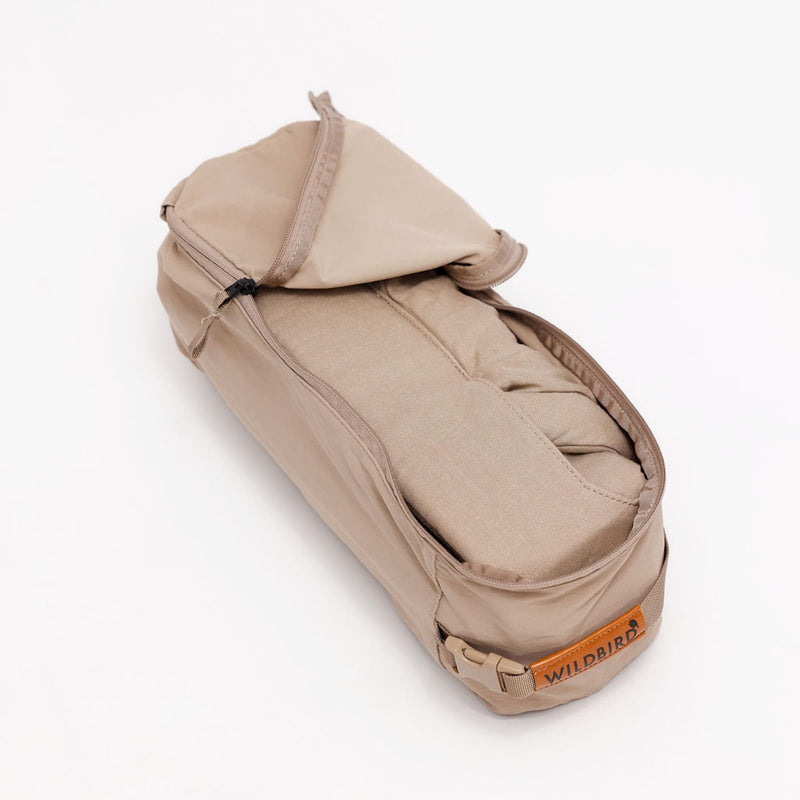 WildBird - Aerial Carry Bag - for the Aerial Buckle Baby Carrier (Desert Lark) - Breathable, Lightweight, Durable - Quick Drying, Moisture Wicking - Polyester, Nylon, Spandex - Baby Bag, New Mom Gifts Desert Lark