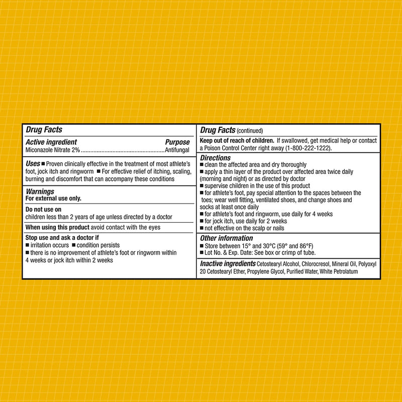[Australia] - CareAll Miconazole Nitrate 2% Antifungal Cream 1.0 oz. (6 Pack), Clinically Effective Treatment for Most Athlete’s Foot, Jock Itch, Ringworm, Sooths and Relieves from These Conditions 