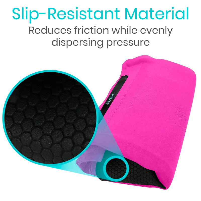 [Australia] - Vive Premium Crutch Pads & Hand Grips - Comfortable, Breathable, Machine Washable Padding - Moisture Wicking & Odor Reducing Pillow Accessory Covers for Adult & Youth Walking Crutches Pink 