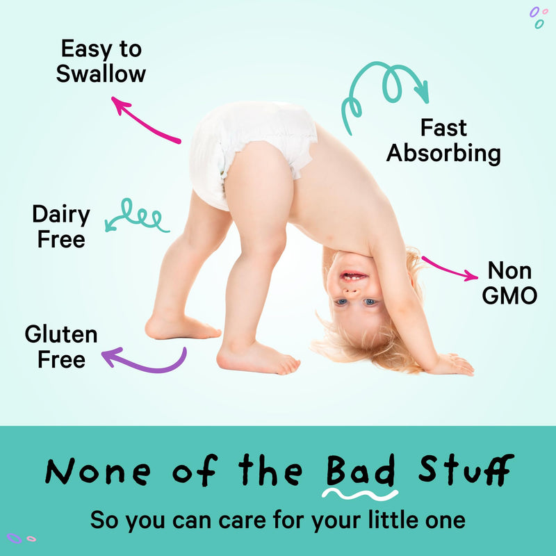 [Australia] - Pink Stork Baby Probiotic Drops, Newborn, Infant & Toddler Probiotics to Help Aid Digestion and Constipation Support, Newborn Essentials - 1 fl oz, 2 Month Supply 