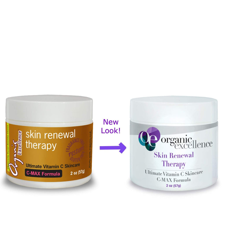 Organic Excellence Skin Renewal Therapy Vitamin C Face & Neck Cream, 2 oz