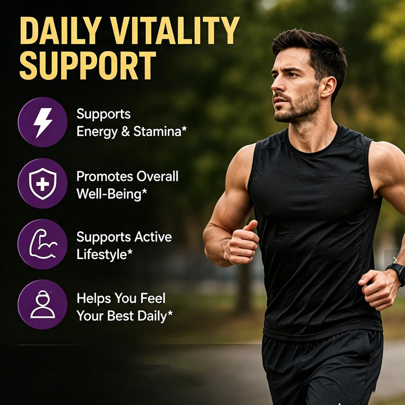Chad Bites Fadogia Gummies for Men, Daily Wellness Supplement with Zinc Magnesium Vitamin D3 Boron, BlackBerry Flavor Gummies, Men's Daily Nutritional Support, 60 Gummies